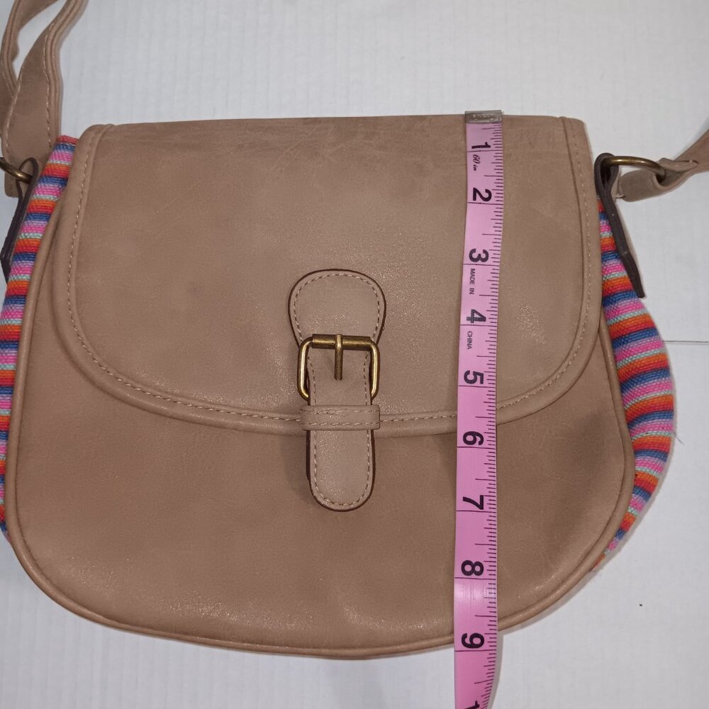 AMERICAN EAGLE BY PAYLESS BOHO HIPPIE CROSSBODY HANDBAG - Picture 9 of 10